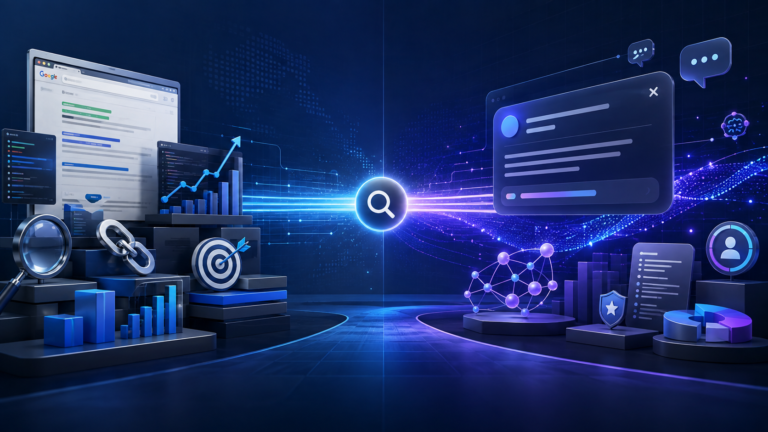 AI SEO vs traditional SEO search optimization